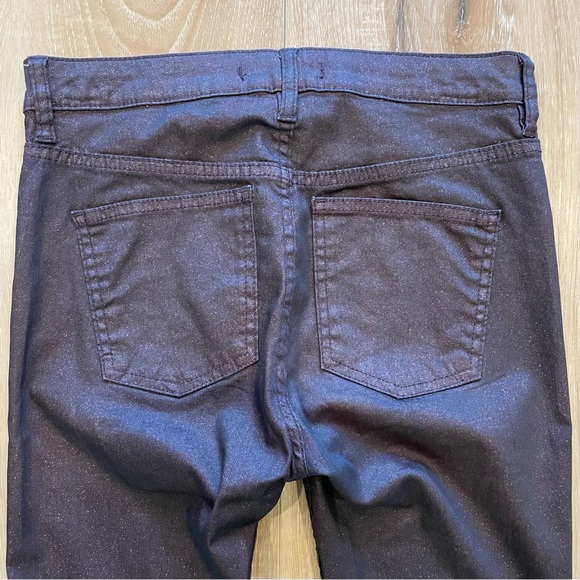 Free People Purple Glitter Skinny Jean - Picture 7 of 15